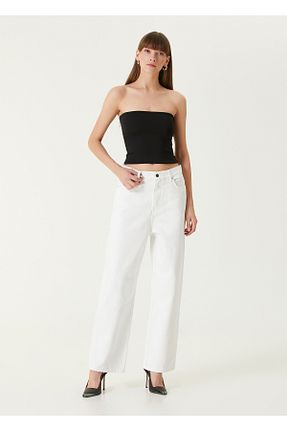 شلوار سفید زنانه پاچه لوله تفنگی Wardrobe Nyc - کد 924104132