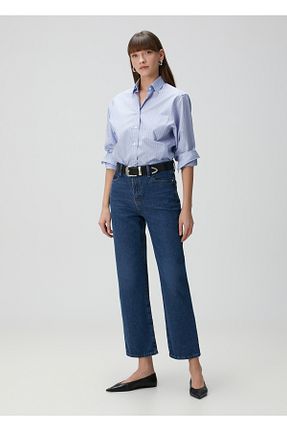 شلوار جین آبی زنانه پاچه ساده Frame Denim - کد 924108481