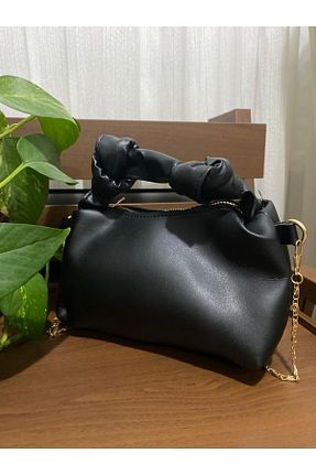 کیف دوشی مشکی زنانه چرم مصنوعی bag - کد 921913754