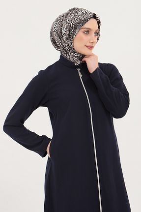 کلاه و ابایا سرمه ای زنانه پنبه ای Luvty - کد 921916930
