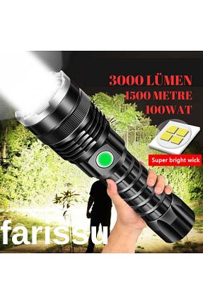 چراغ دستی مشکی farissu - کد 921918259