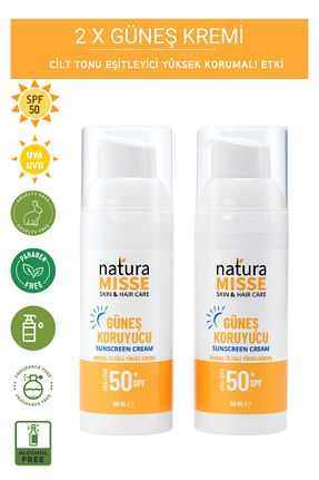 کرم ضد آفتاب بدن SPF 50 + naturamisse - کد 830802055