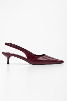 کفش استایلیتو زرشکی پاشنه نازک Shoeberry - کد 921940928