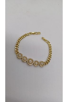دستبند استیل (فولاد) زرد زنانه استیل ضد زنگ XUPING JEWELRY - کد 921960904