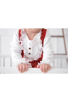 سالوپت زرشکی بچه گانه اسلیم ÇOCUK GİYİM MERKEZİ - کد 922477693