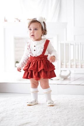 سالوپت زرشکی بچه گانه اسلیم ÇOCUK GİYİM MERKEZİ - کد 922477693
