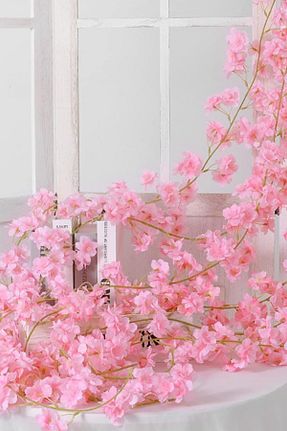 گل خشک و مصنوعی صورتی MD Aspiz Flowers - کد 921959828