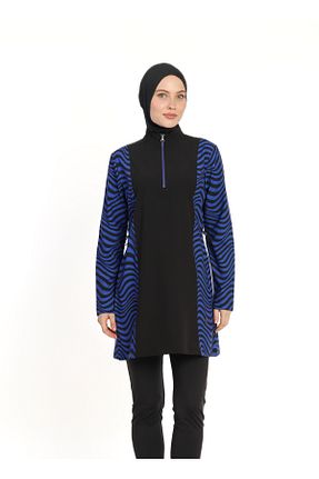مایو حجاب مشکی زنانه چاپی allsea - کد 922808166