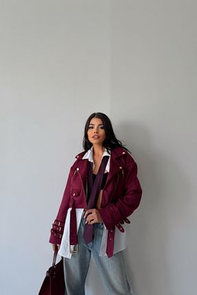 کت زرشکی زنانه رگولار Viyamo - کد 923780796