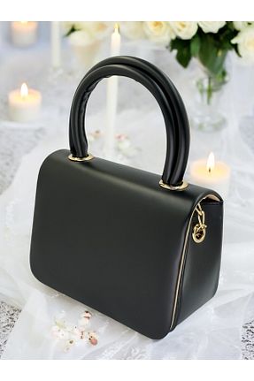 کیف مجلسی مشکی زنانه چرم لاکی Biçanta - کد 921978075