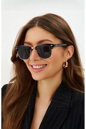 عینک آفتابی مشکی زنانه UV400 BAPPİR - کد 847536981