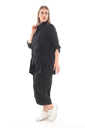 پیراهن سایز بزرگ مشکی زنانه سایز بزرگ Zedd+ Plus - کد 921997011