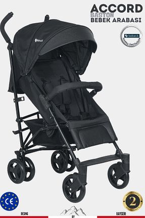کالسکه دسته عصائی مشکی 0 - 18 kg Bebeck - کد 813810672