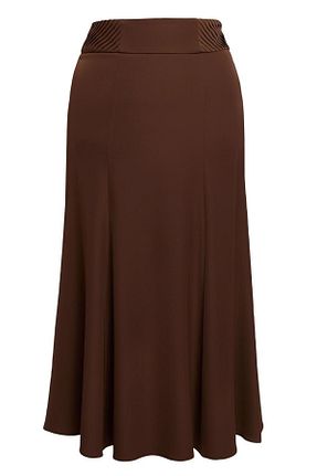 دامن حجاب قهوه ای زنانه Çan Alvina - کد 834769268