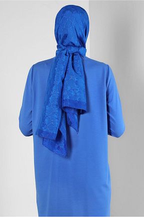 شال سرمه ای زنانه پلی استر Alvina - کد 799159371