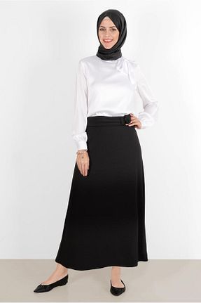بلوز حجاب سفید زنانه رگولار Alvina - کد 804554969