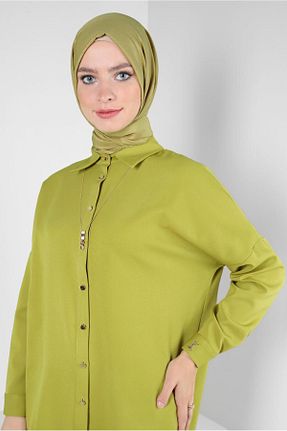 شال سبز زنانه پلی استر Alvina - کد 849708008
