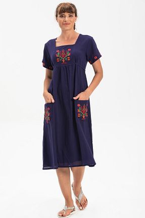 لباس بنفش زنانه بافتنی Eliş Şile Bezi - کد 182885886