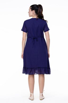 لباس بنفش زنانه بافتنی Eliş Şile Bezi - کد 770321188