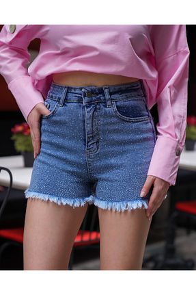 شلوارک و برمودا آبی زنانه Relaxed LOISY - کد 921302210