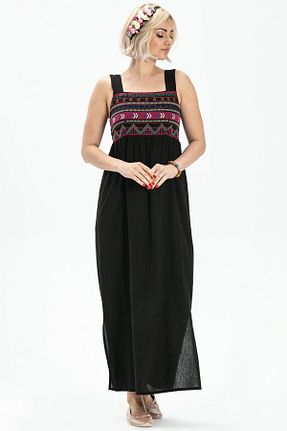 لباس مشکی زنانه بافتنی Eliş Şile Bezi - کد 246773213