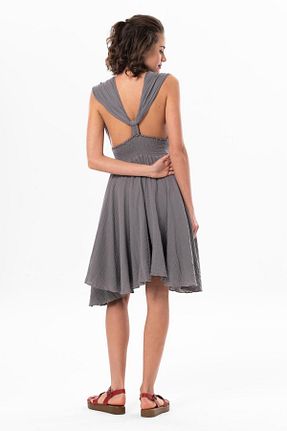 لباس طوسی زنانه بافتنی Eliş Şile Bezi - کد 807715278