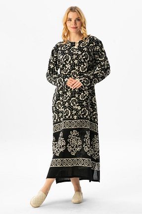 لباس مشکی زنانه بافتنی Eliş Şile Bezi - کد 92947594