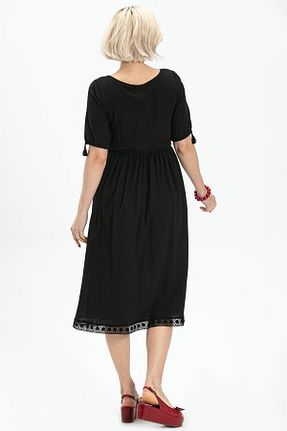 لباس مشکی زنانه بافتنی Eliş Şile Bezi - کد 249705079