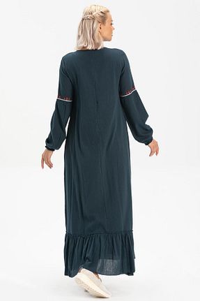 لباس حجاب آبی زنانه رگولار Eliş Şile Bezi - کد 92947213