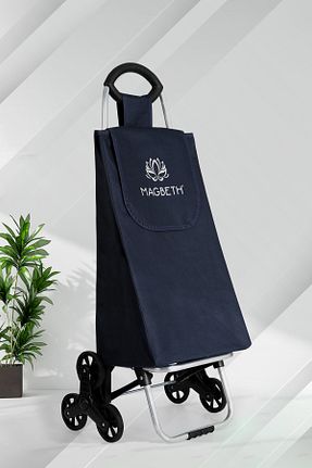 کیف و سبد چرخدار خرید سرمه ای MAGBETH - کد 855619113
