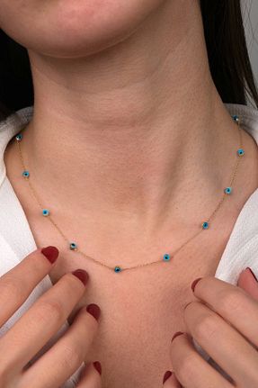 گردنبند طلا طلائی زنانه 14 عیار Güzide Kuyumcu - کد 679768114