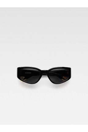 عینک آفتابی مشکی زنانه UV400 JACQUEMUS - کد 922070034