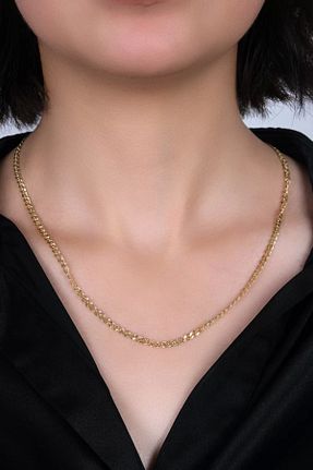 گردنبند طلا طلائی زنانه 14 عیار Güzide Kuyumcu - کد 449647256