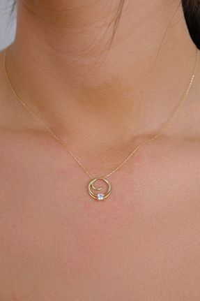گردنبند طلا طلائی زنانه 14 عیار Güzide Kuyumcu - کد 444556362