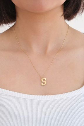 گردنبند طلا طلائی زنانه 14 عیار Güzide Kuyumcu - کد 645530620