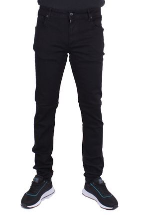 شلوار مشکی مردانه پنبه - الاستین Twister Jeans - کد 917689695