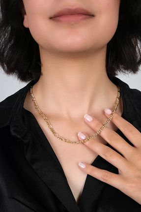گردنبند طلا طلائی زنانه 14 عیار Güzide Kuyumcu - کد 449514763