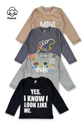 سوئیشرت رنگی بچه گانه چاپی MK Mukko Kids - کد 922696812