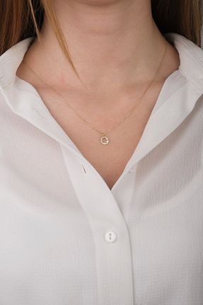 گردنبند طلا طلائی زنانه 14 عیار Güzide Kuyumcu - کد 731079228