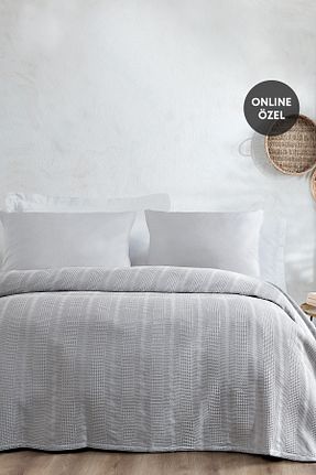پیکه و ست پیکه تکنفره طوسی پنبه ای Yataş - کد 921588569