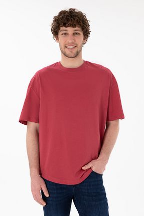 تیشرت زرشکی مردانه Fitted U.S. Polo Assn. - کد 922094028
