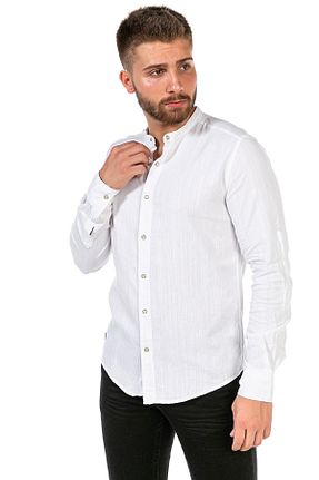 پیراهن سفید مردانه اسلیم Cosplay - کد 922133175