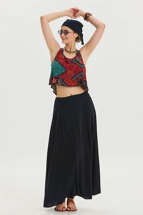 دامن مشکی زنانه پارچه Los Banditos - کد 922131688