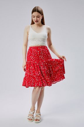 دامن رنگی زنانه ویسکون BW BEST WOMAN - کد 922138557