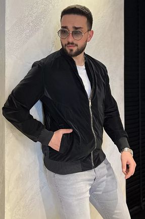 کاپشن مشکی مردانه رگولار MİSHAR İTALİA - کد 922142569