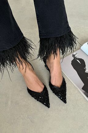 کفش پاشنه بلند کلاسیک مشکی زنانه چرم مصنوعی wolk shoes - کد 922160764