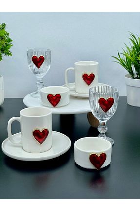 فنجان قهوه سفید 2 نفره YzHome - کد 922051379