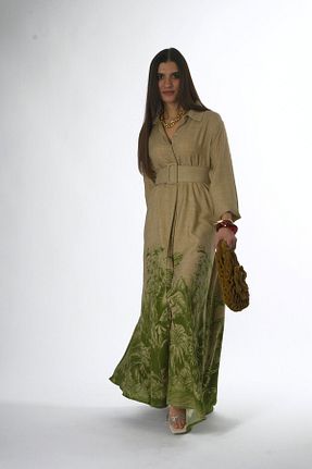 لباس بژ زنانه بافتنی ABBRA - کد 922169497