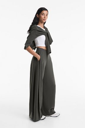 شلوار طوسی زنانه بافتنی Oysho - کد 905573471