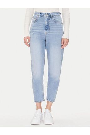 شلوار جین مشکی زنانه پاچه ساده Tommy Hilfiger - کد 922180265